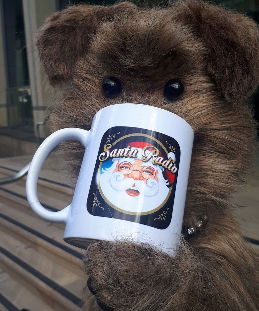 Hacker the Dog - CBBC TV Dog - Santa Radio Mugshot