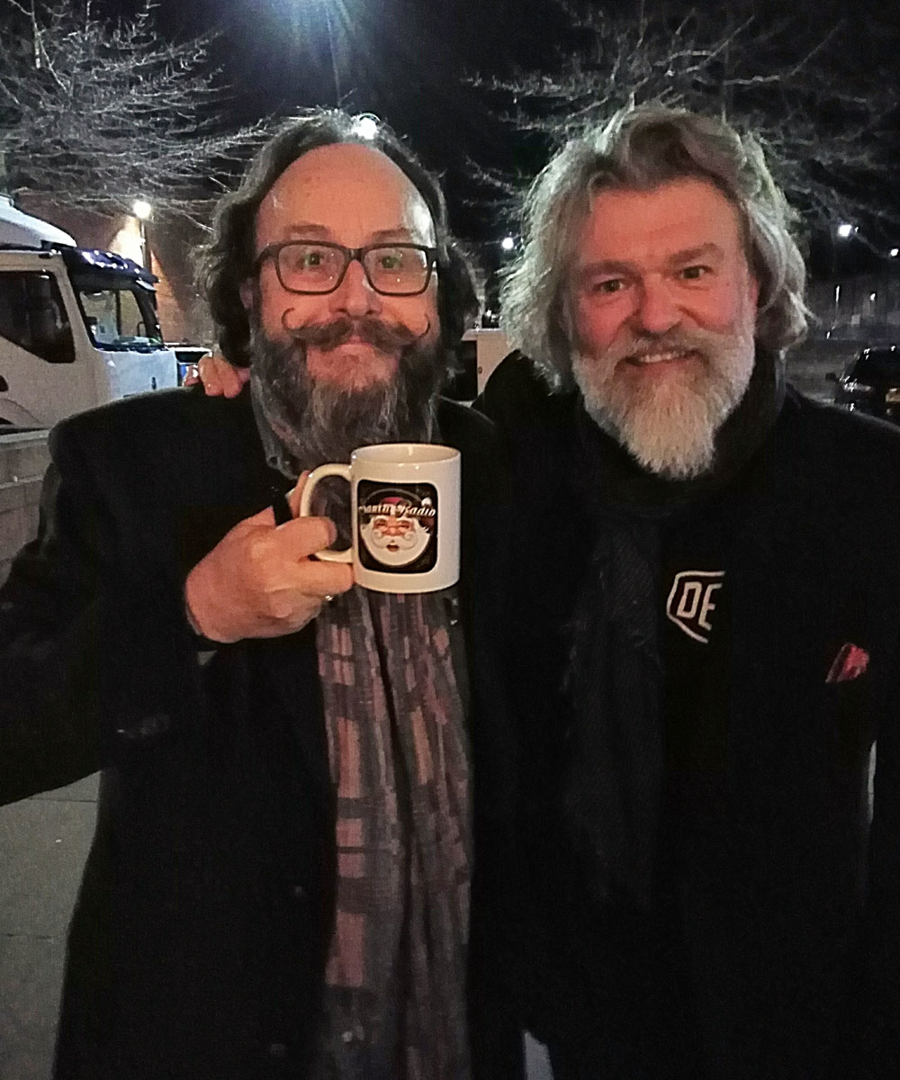 Hairy Bikers British television presenters - Santa Radio Celebrity Mugshots