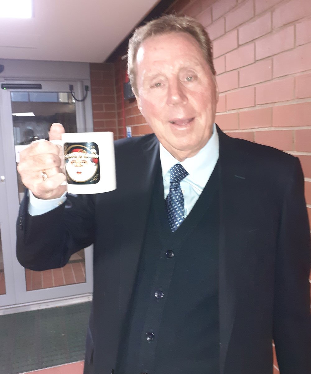 Harry Redknapp - Football Manager - Santa Radio Mugshot