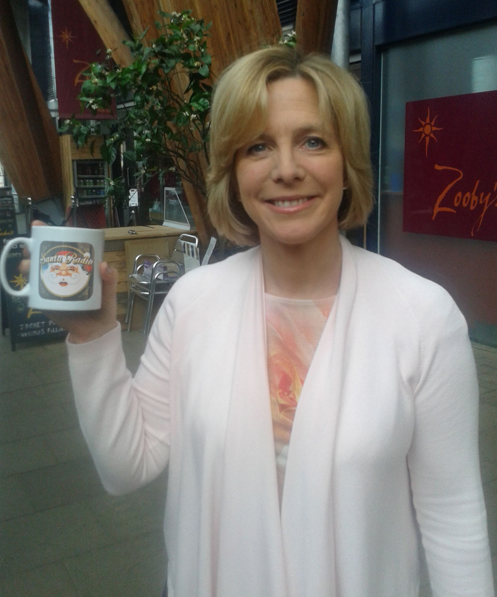 Hazel Irvine Television presenter - Santa Radio Celebrity Mugshots