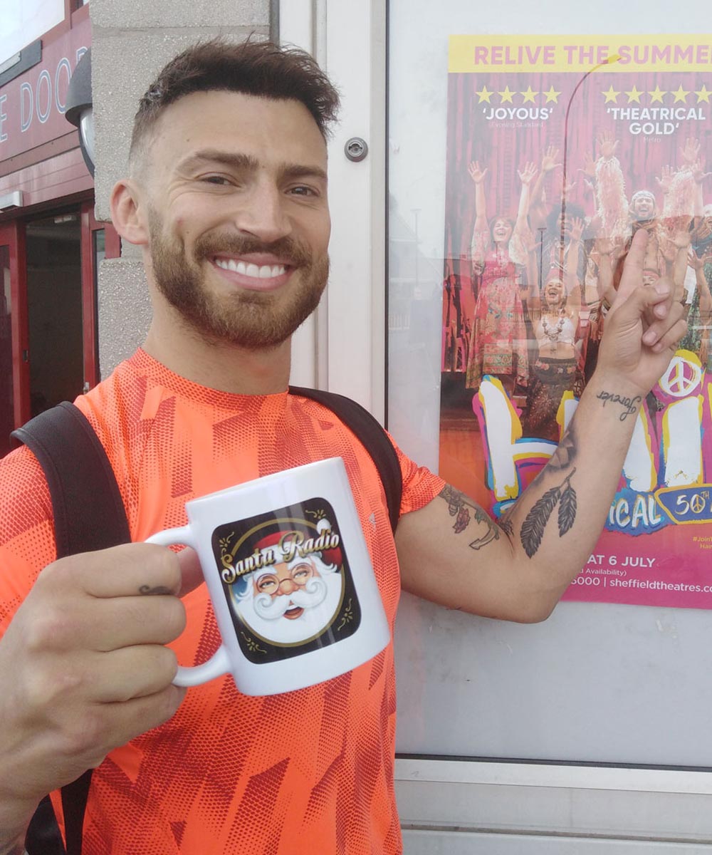 Jake Quickenden - Singer - Santa Radio Mugshot