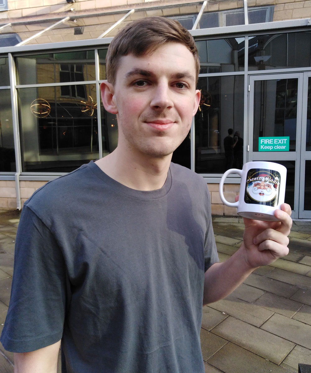 James Cahill - English snooker player - Santa Radio Mugshot