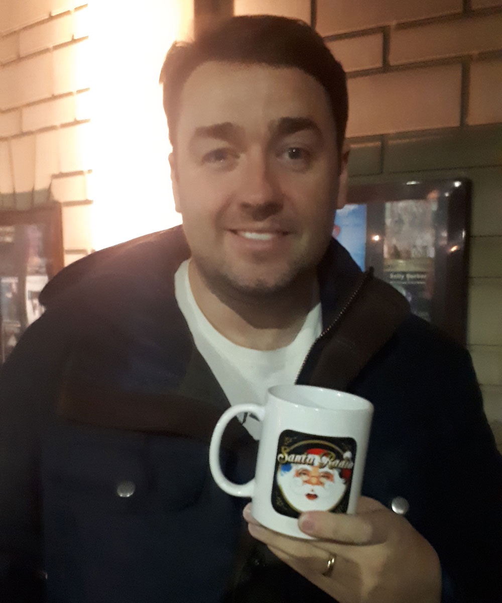 Jason Manford - Comedian & Radio Presenter - Santa Radio Mugshot