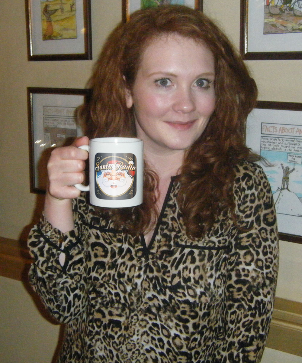 Jennie McAlpine - British television actress - Santa Radio Mugshot