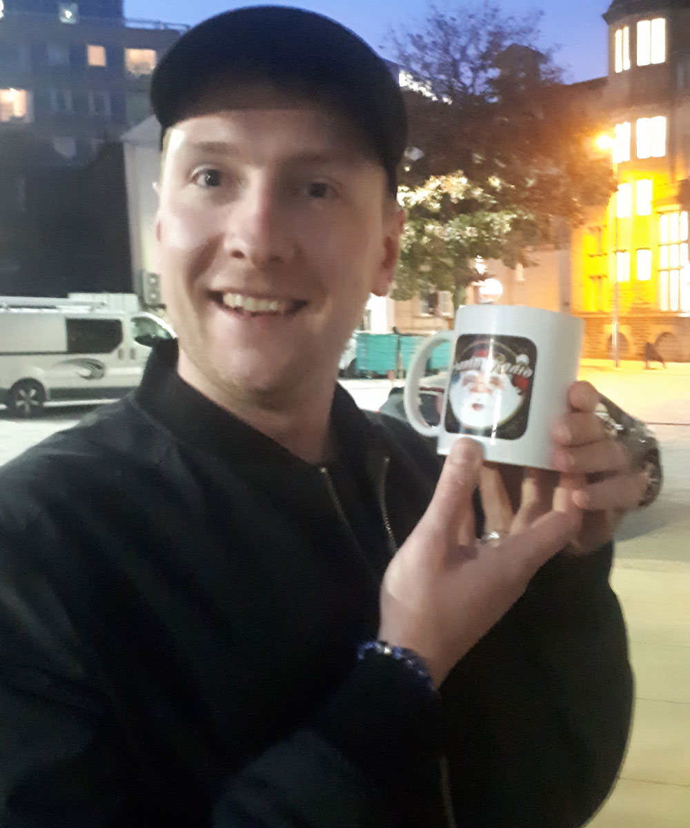 Joe Lycett Standup Comedian - Santa Radio Celebrity Mugshots