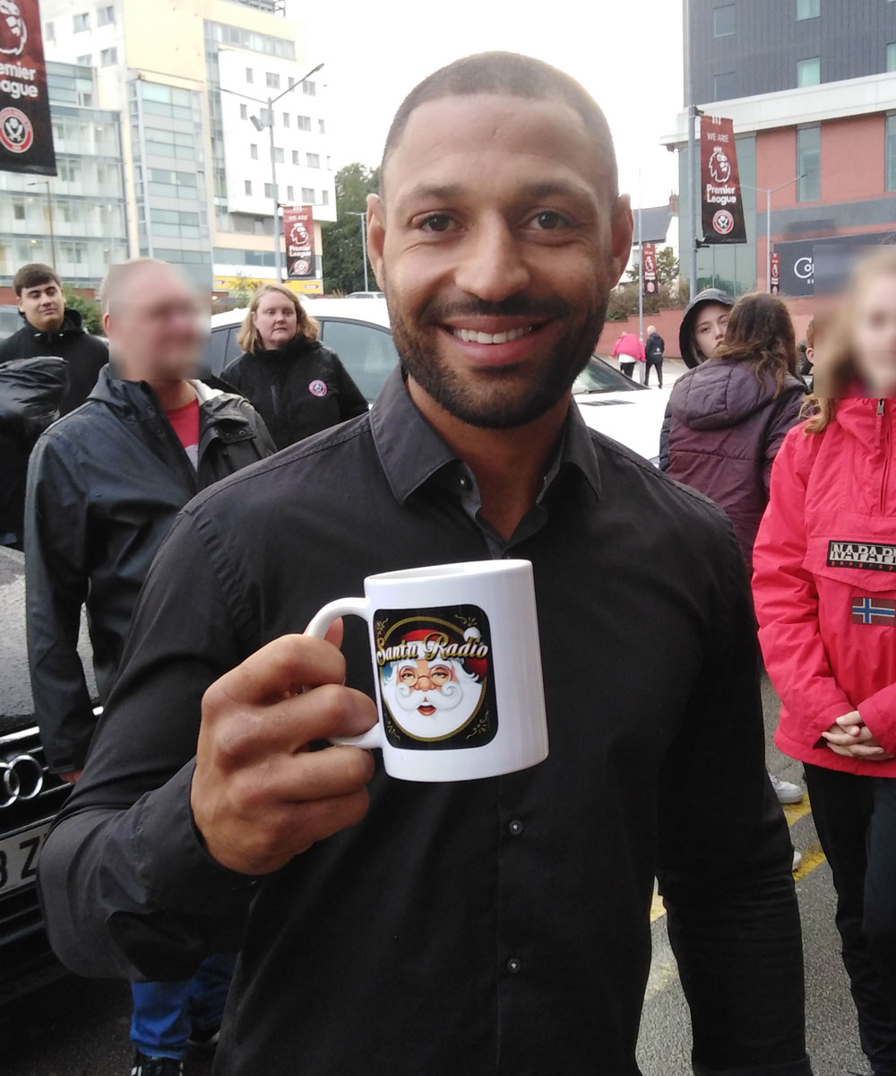 Kell Brook Boxer - Santa Radio Celebrity Mugshots