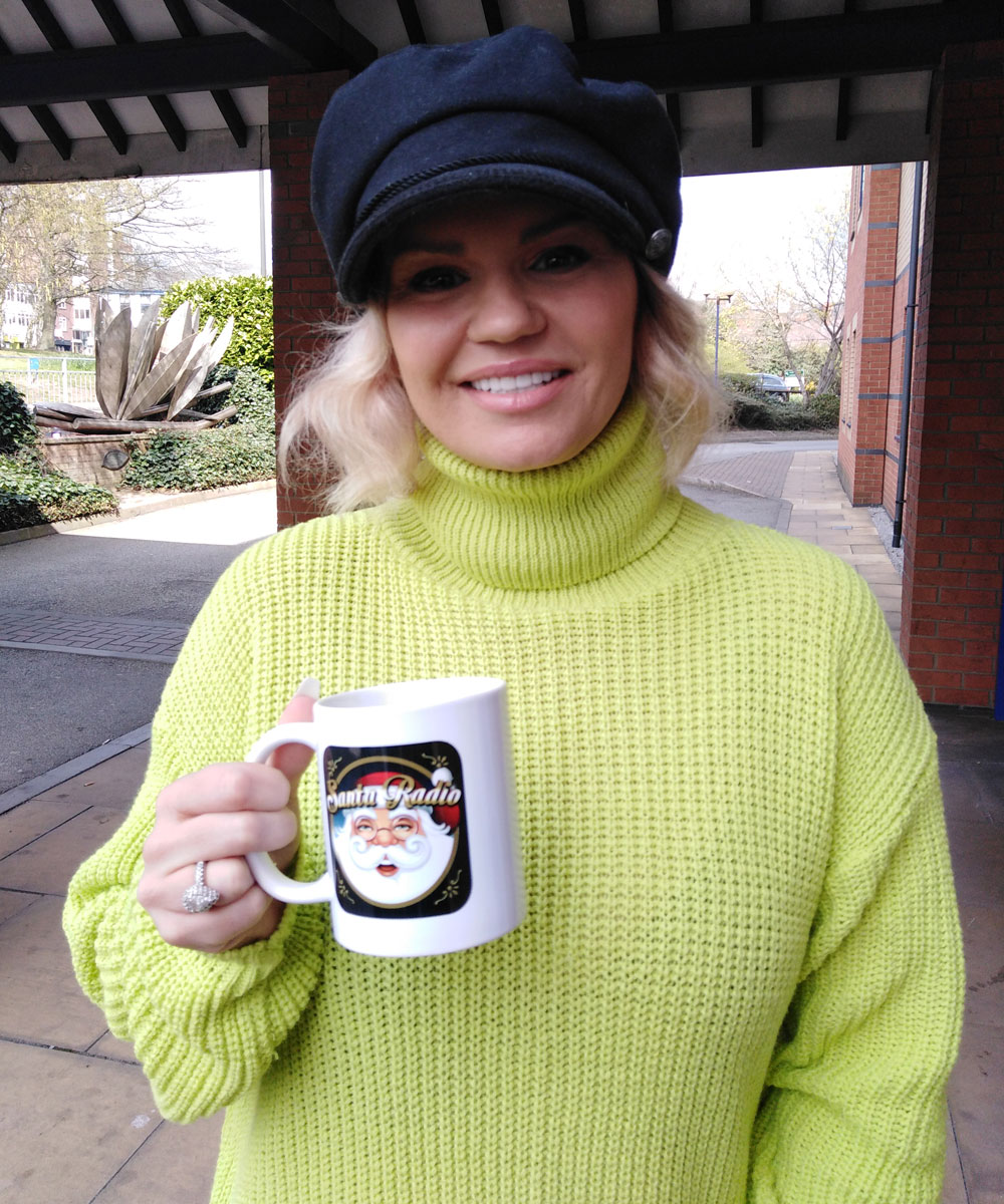 Kerry Katona - Singer - Santa Radio Mugshot