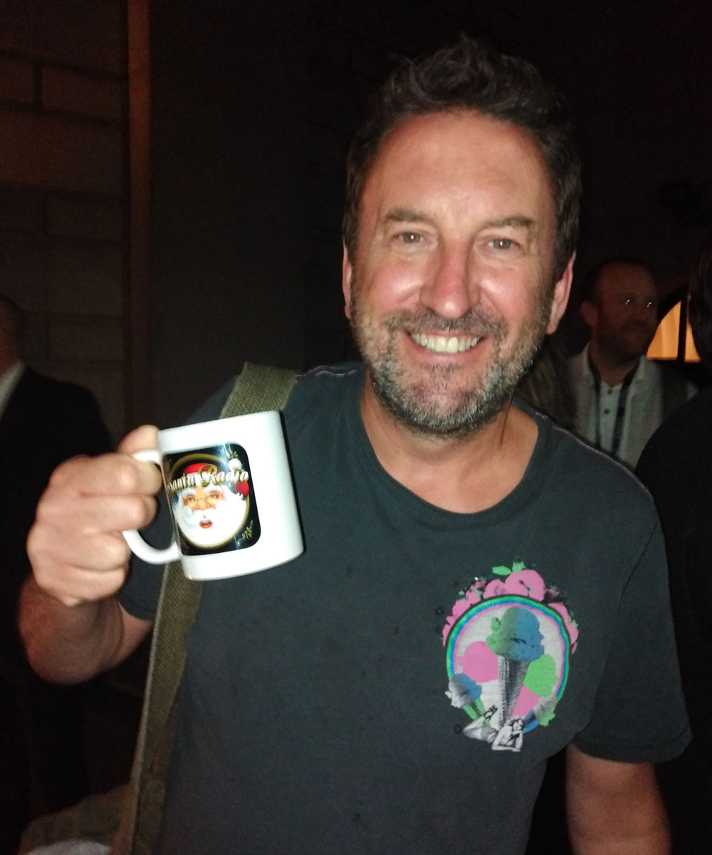 Lee Mack Comedian - Santa Radio Celebrity Mugshots