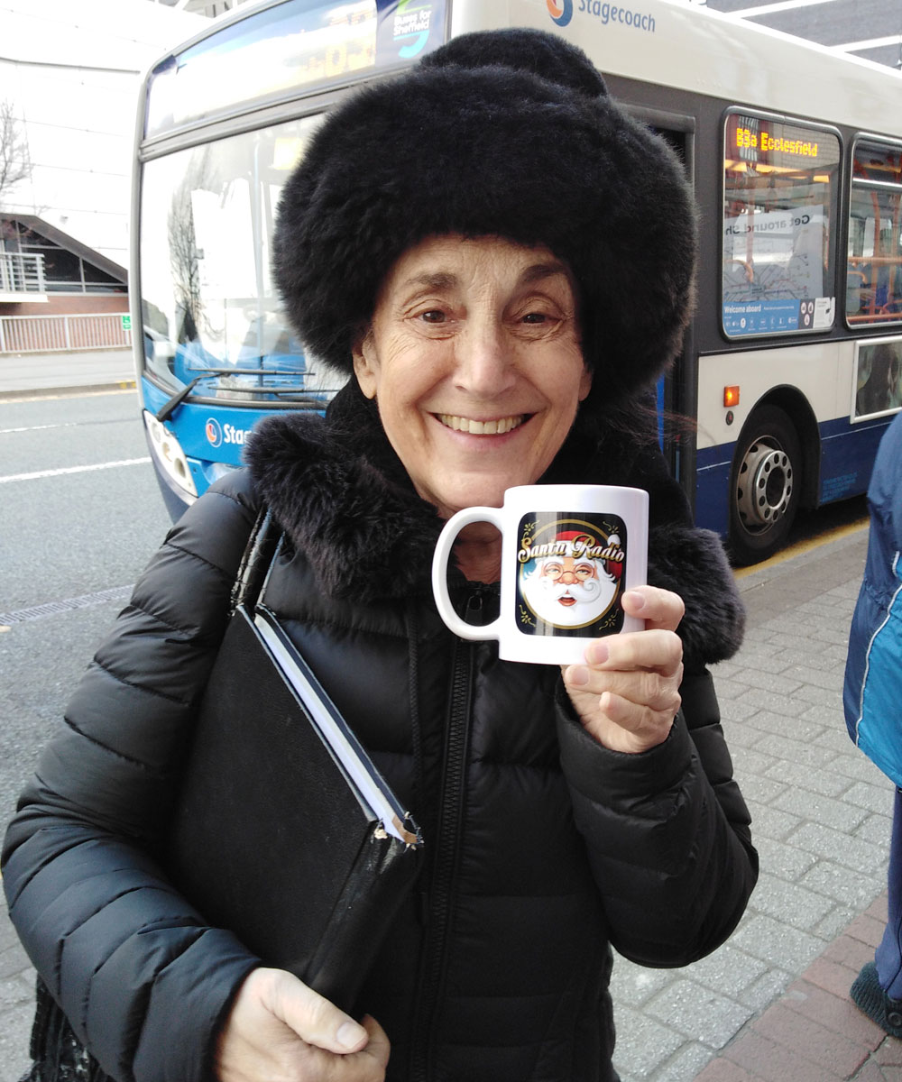 Lesley Joseph - Actress - Santa Radio Mugshot