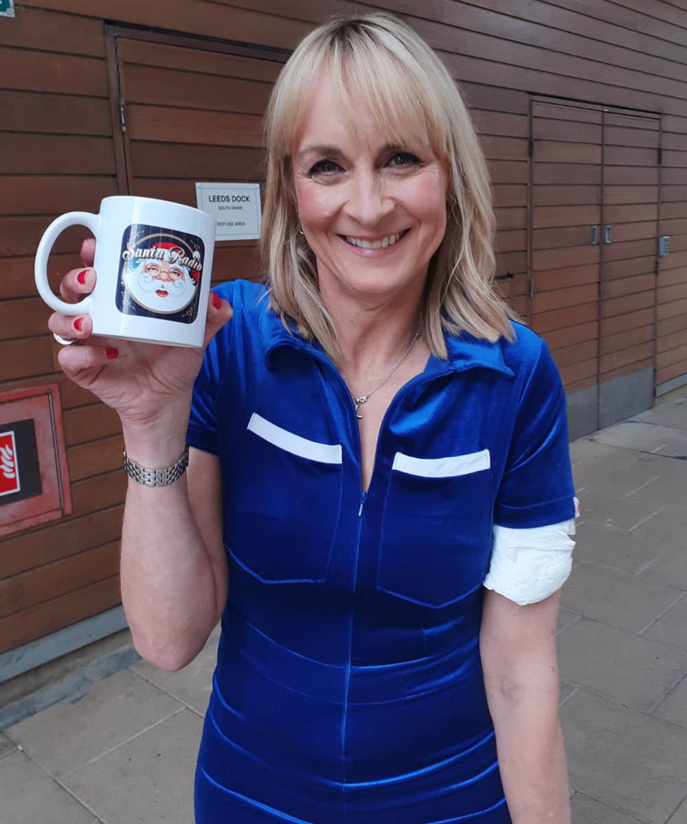 Louise Minchin - TV Presenter - Santa Radio Mugshot