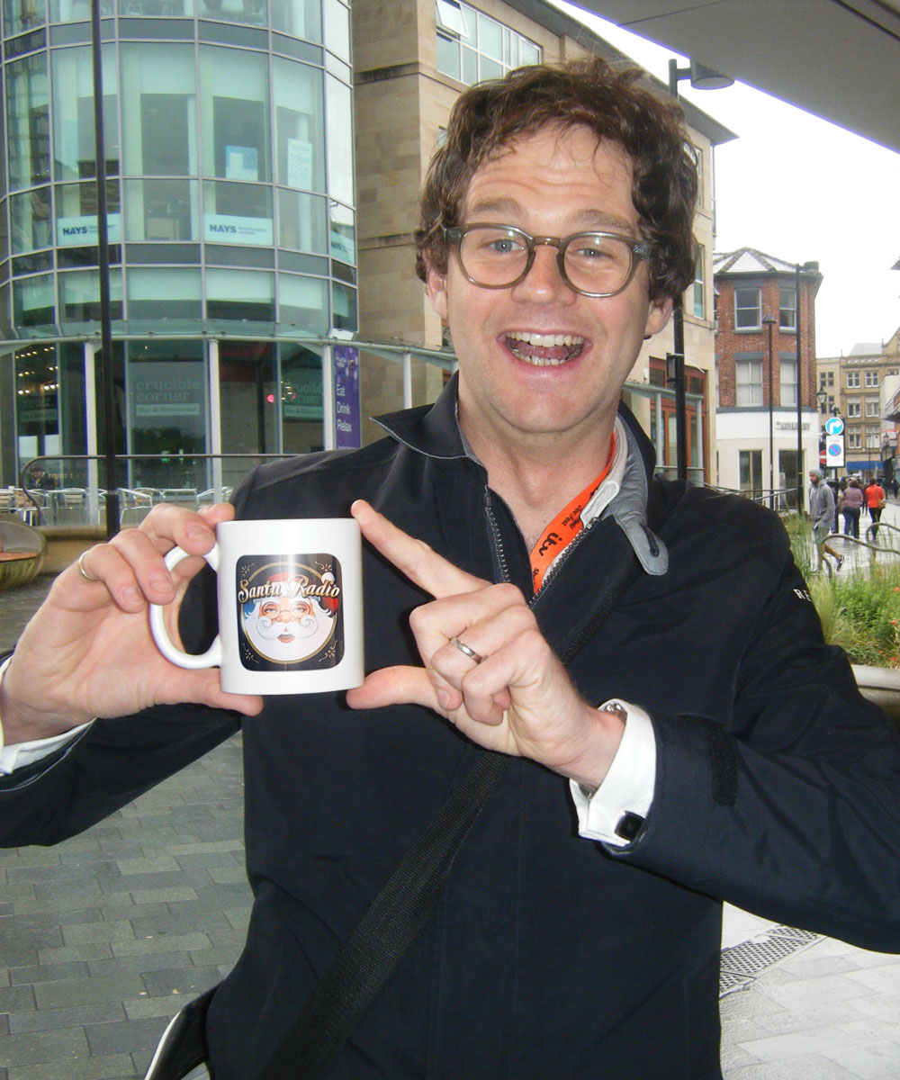 Mark Dolan - Comedian, Writer, and TV Presenter. - Santa Radio Mugshot