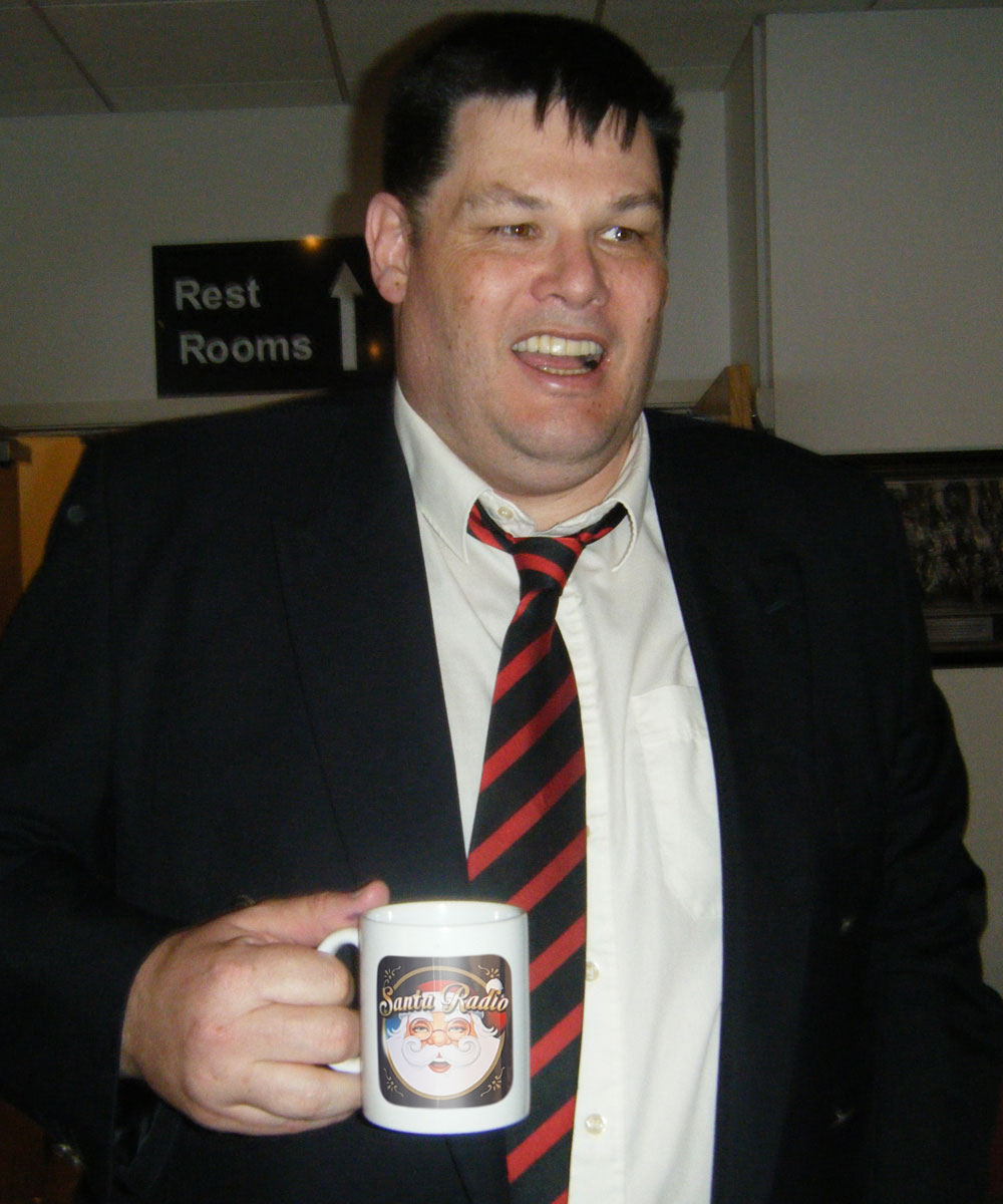 Mark Labbett (The Beast) - Mark Labbett - Santa Radio Mugshot