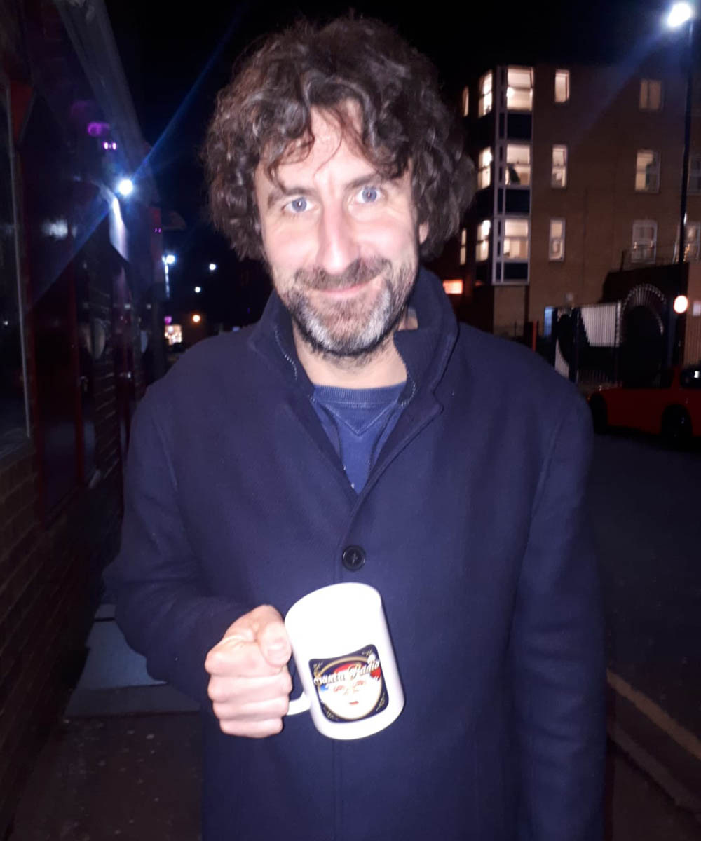 Mark Watson Comedian - Santa Radio Celebrity Mugshots