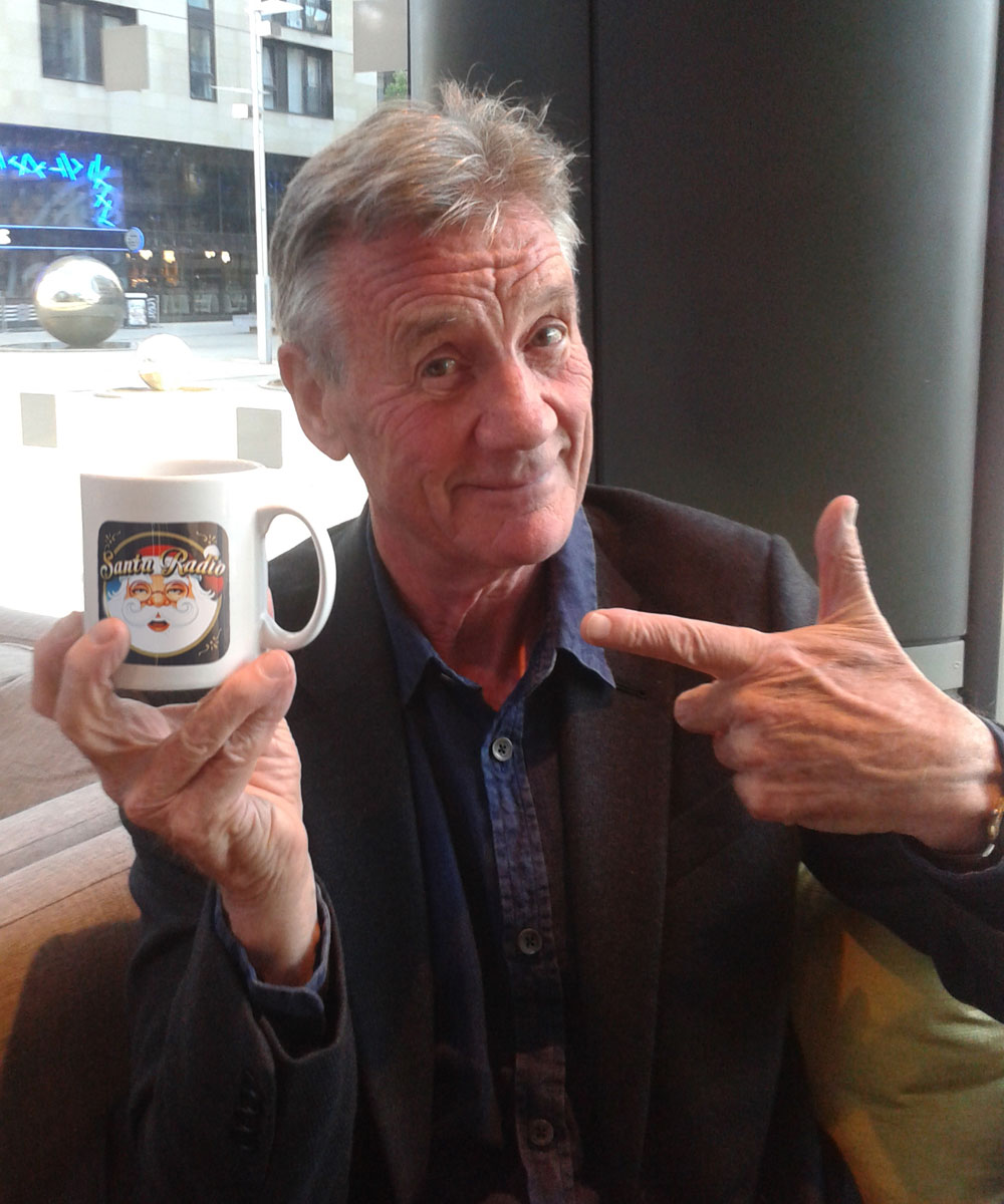 Michael Palin TV Presenter & Entertainer - Santa Radio Celebrity Mugshots