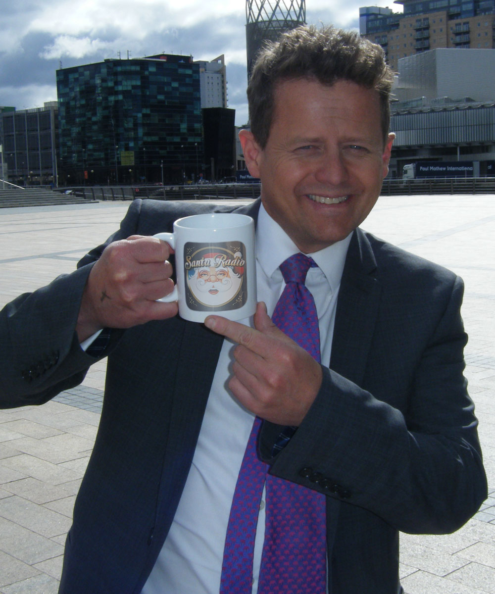 Mike Bushell Sports presenter - Santa Radio Celebrity Mugshots