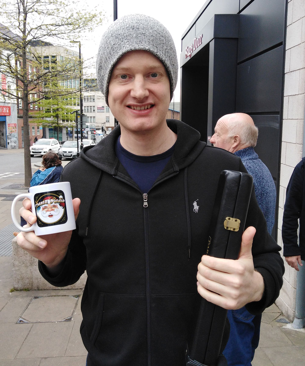 Neil Robertson Australian snooker player - Santa Radio Celebrity Mugshots