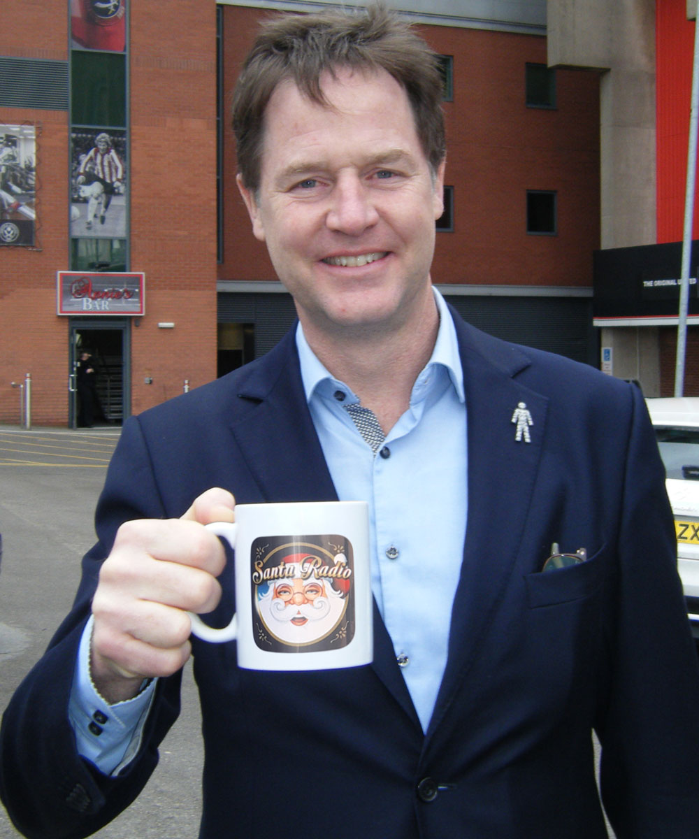 Nick Clegg - Former Deputy Prime Minister - Santa Radio Mugshot