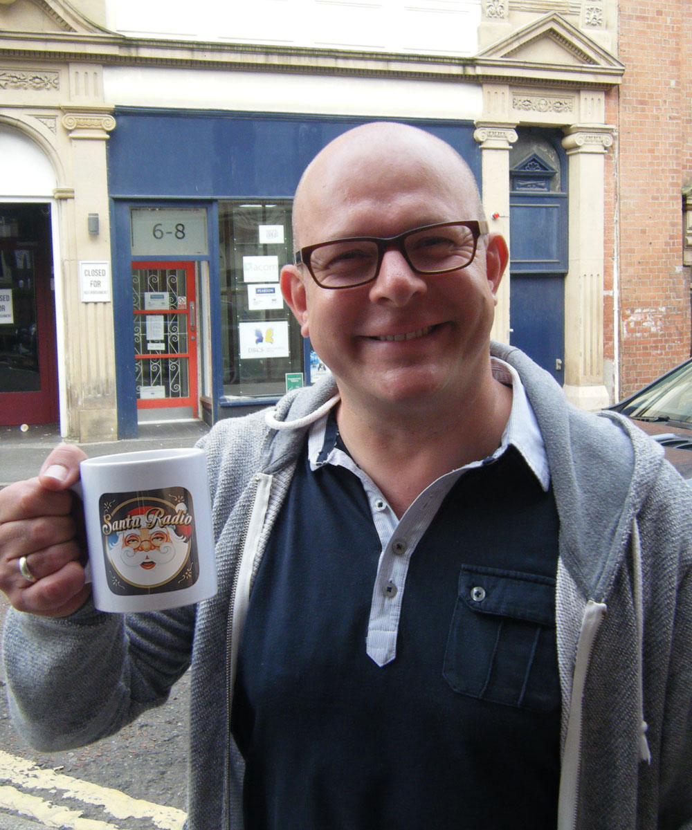 Paul Burling - British impressionist - Santa Radio Mugshot