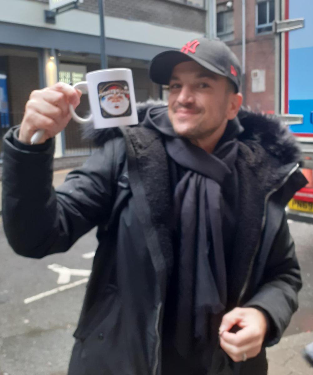 Peter Andre - TV Personality - Santa Radio Mugshot