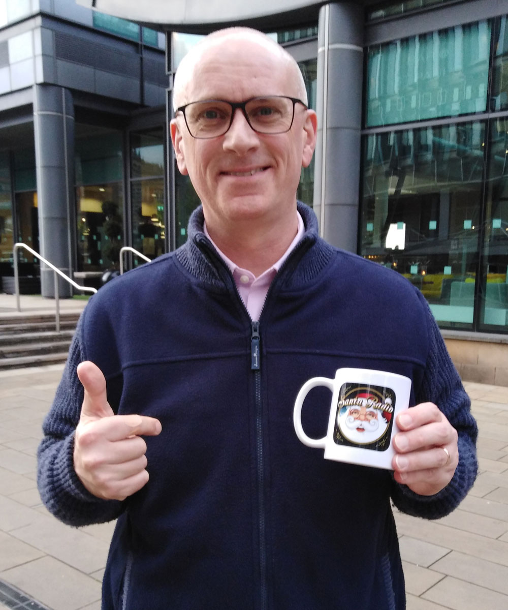 Peter Ebdon English professional snooker player - Santa Radio Celebrity Mugshots