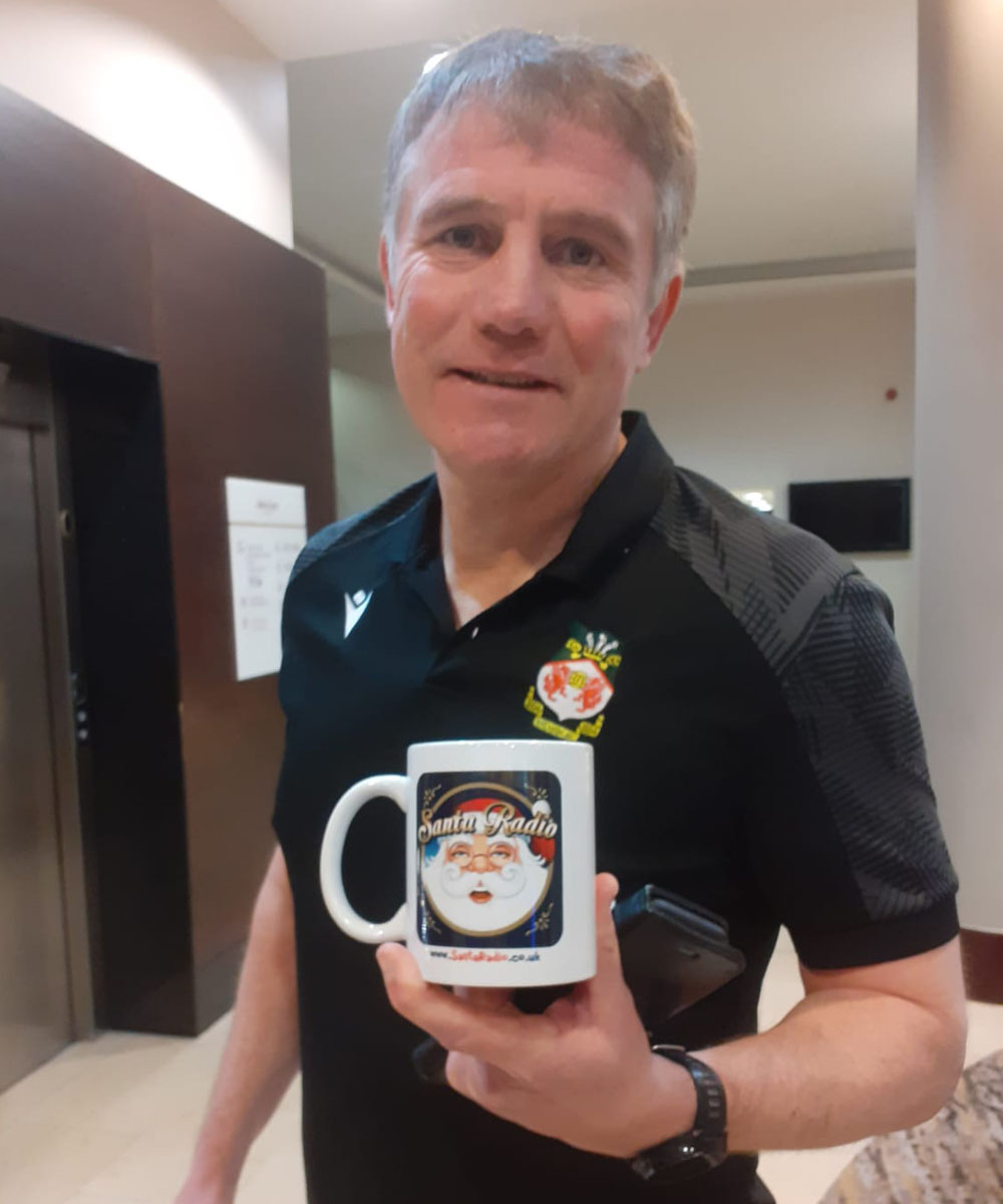 Phil Parkinson - Football Manager - Santa Radio Mugshot