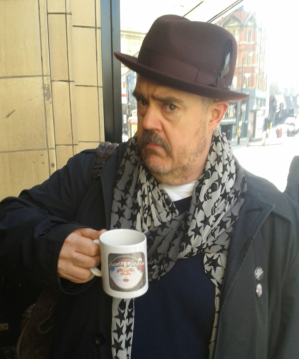 Phill Jupitus Comedian - Santa Radio Celebrity Mugshots