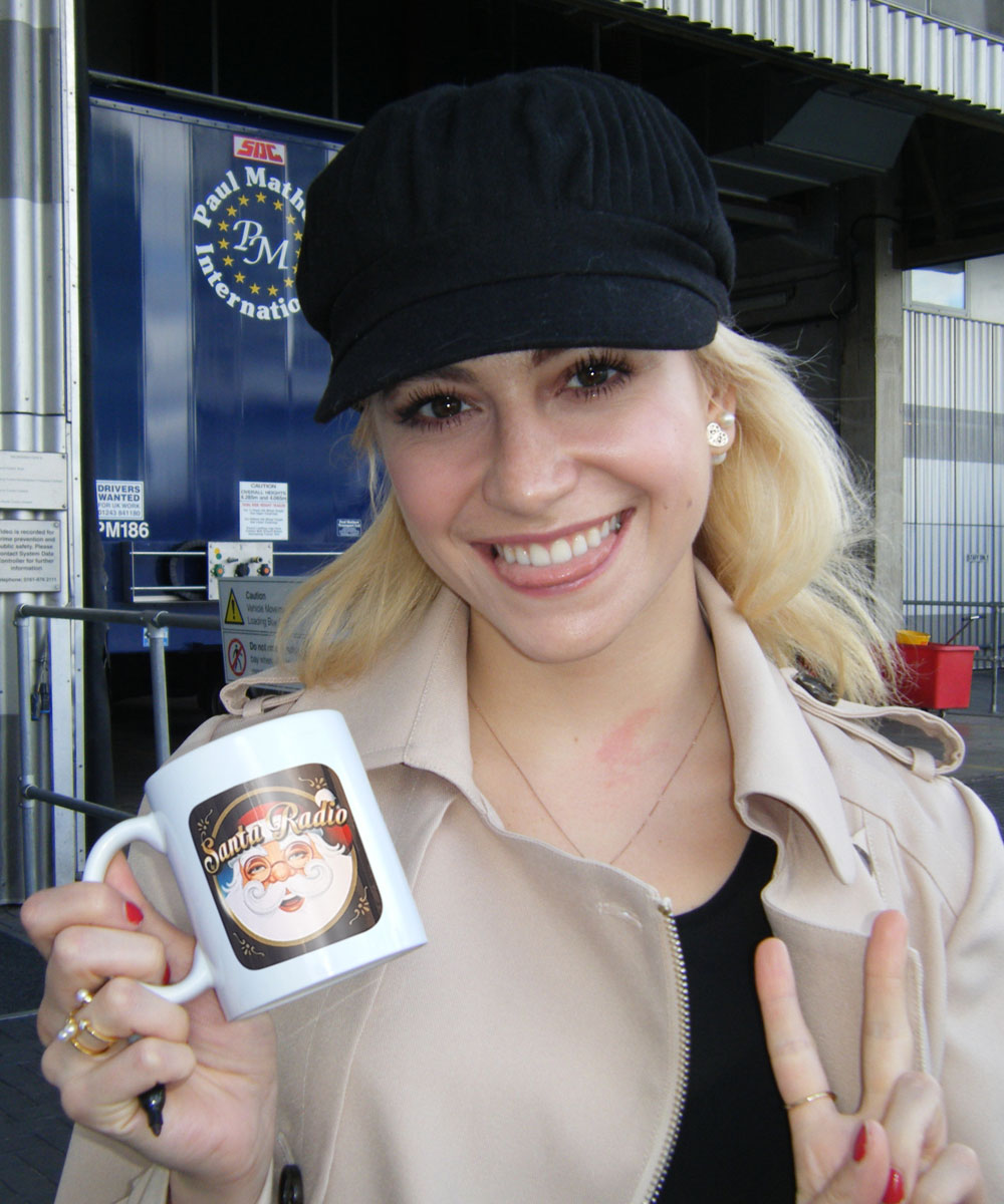 Pixie Lott - Singer & Songwriter - Santa Radio Mugshot