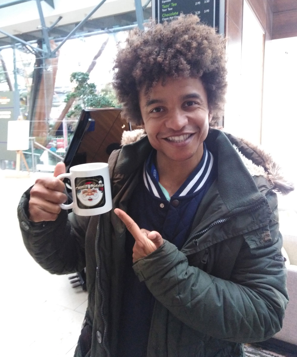 Radzi Chinyanganya - British presenter - Santa Radio Mugshot