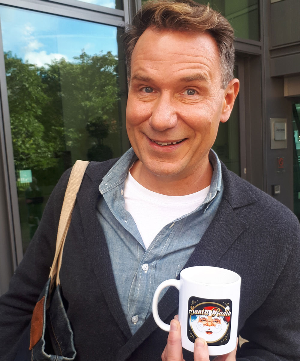 Richard Arnold GMB Showbiz Presenter - Santa Radio Celebrity Mugshots