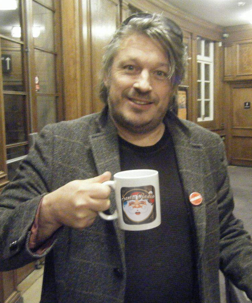 Richard Herring Comedian - Santa Radio Celebrity Mugshots