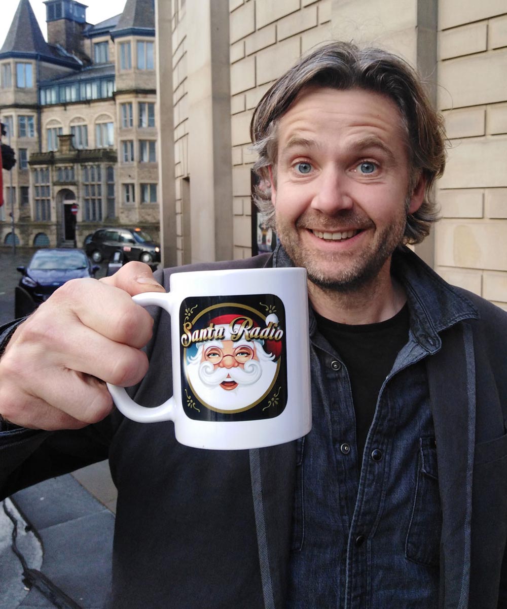 Rob Rouse - Comedian - Santa Radio Mugshot