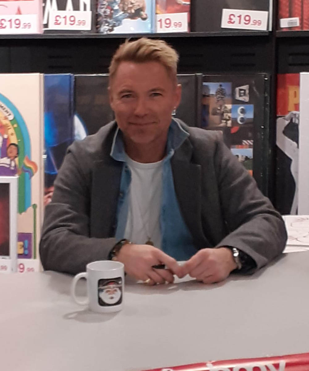 Ronan Keating Singer - Santa Radio Celebrity Mugshots