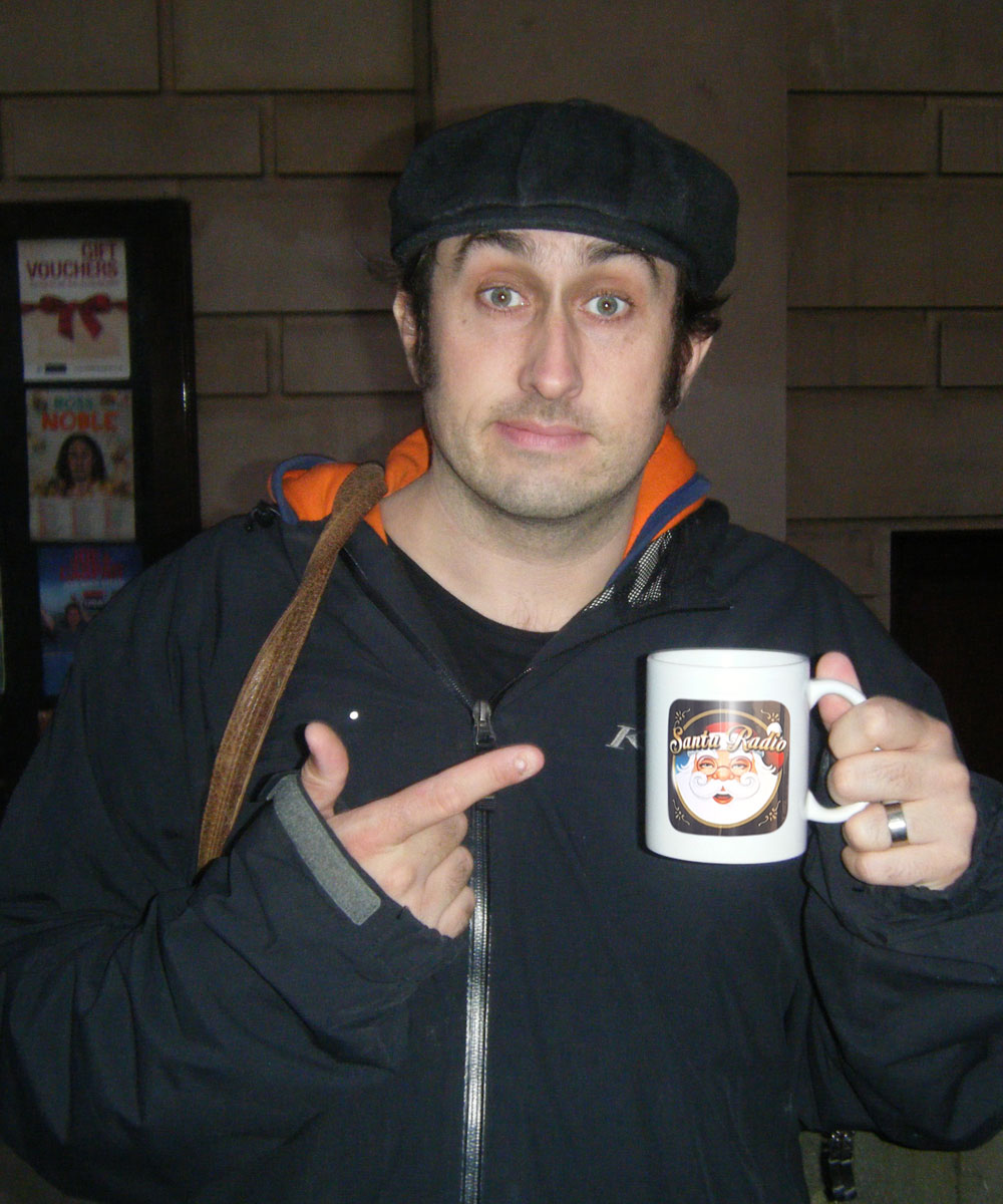 Ross Noble Comedian & Actor - Santa Radio Celebrity Mugshots