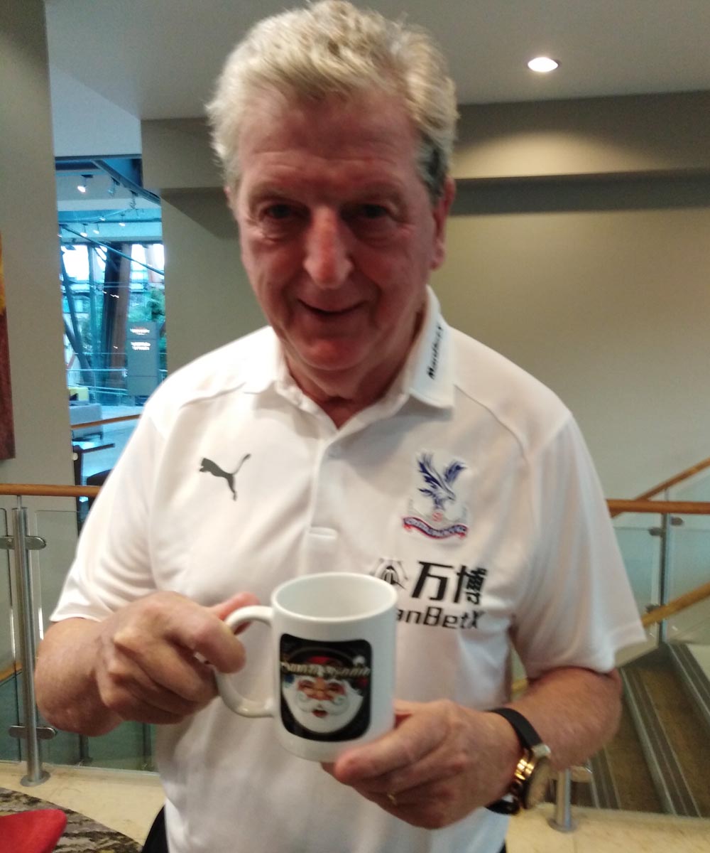 Roy Hodgeson - Crystal Palace Football Manager - Santa Radio Mugshot