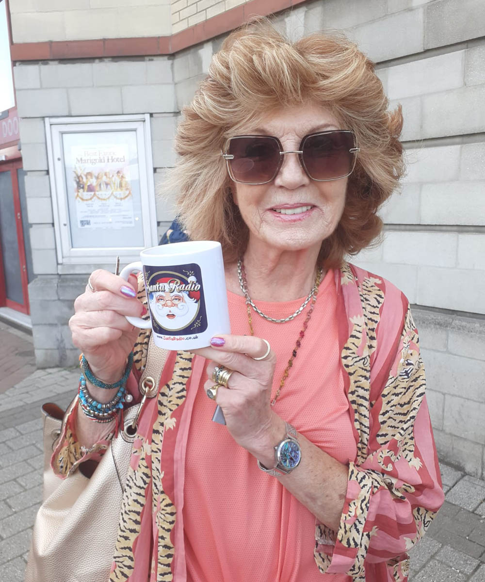 Rula Lenska Actress - Santa Radio Celebrity Mugshots