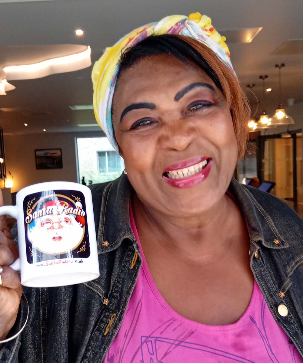 Rustie Lee - TV Personality - Santa Radio Mugshot