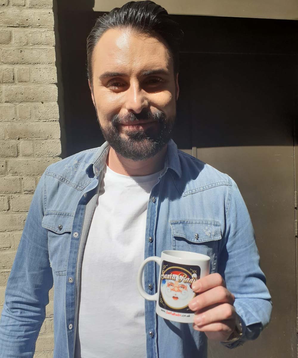 Rylan Clark - TV Star & Presenter - Santa Radio Mugshot