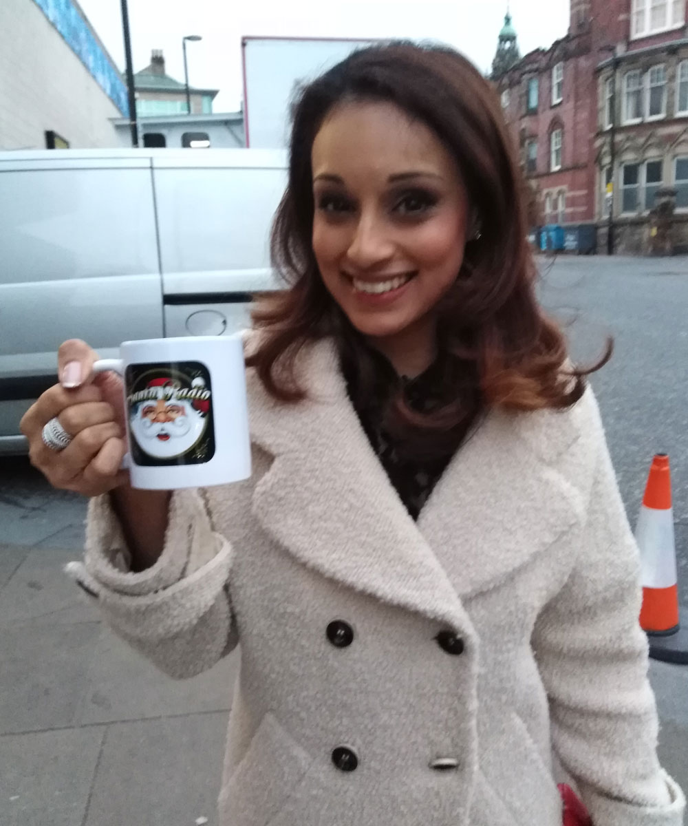 Seema Jaswal - British television presenter - Santa Radio Mugshot