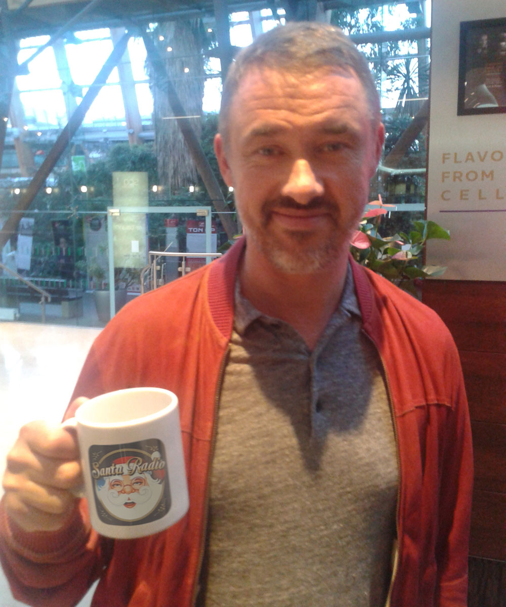 Stephen Hendry Snooker player - Santa Radio Celebrity Mugshots