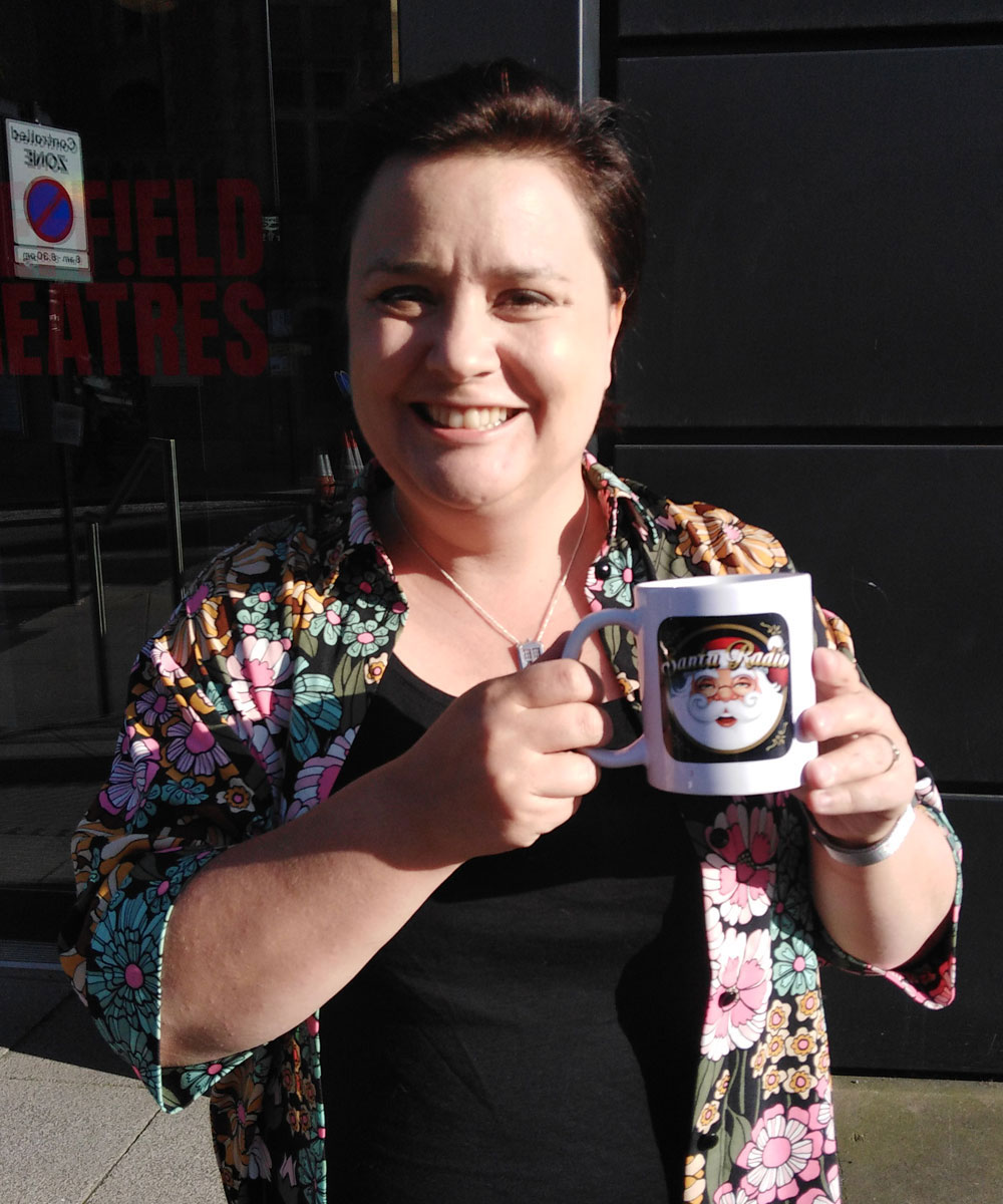 Susan Calman - Comedian - Santa Radio Mugshot