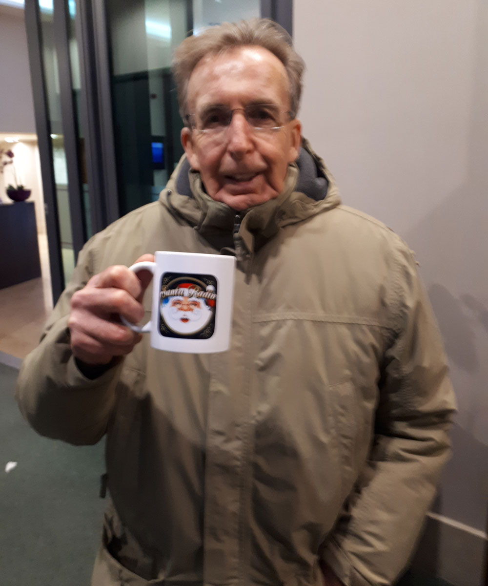 Terry Griffiths Snooker player - Santa Radio Celebrity Mugshots