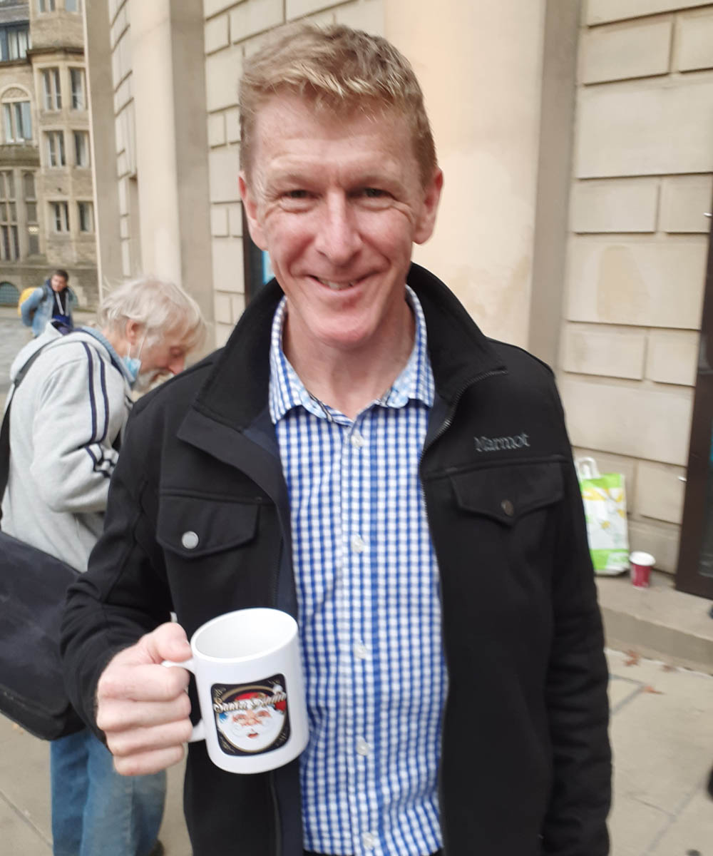 Tim Peake - Astronaut - Santa Radio Mugshot