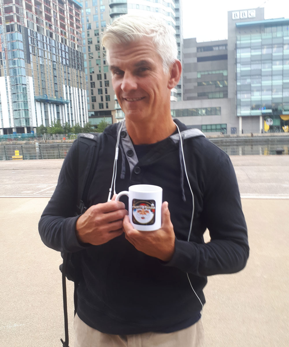 Tristan Gemmill Coronation Street Actor - Santa Radio Celebrity Mugshots