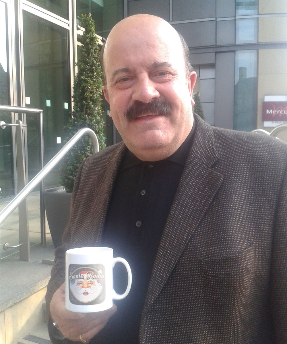 Willie Thorne - Sports commentator - Santa Radio Mugshot